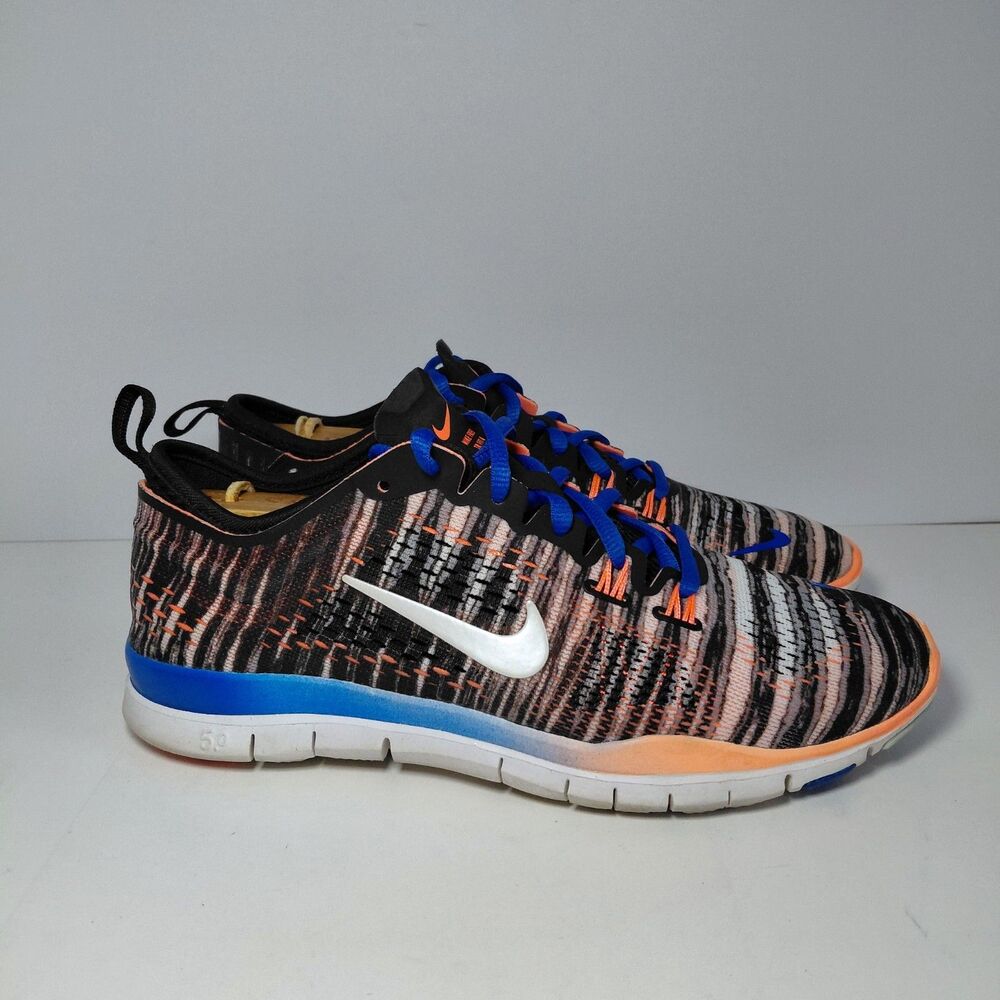 Nike Free 5.0 TR FIT 4 629832-006 Multicolor Lace Up Running Shoes Women's Sz 6